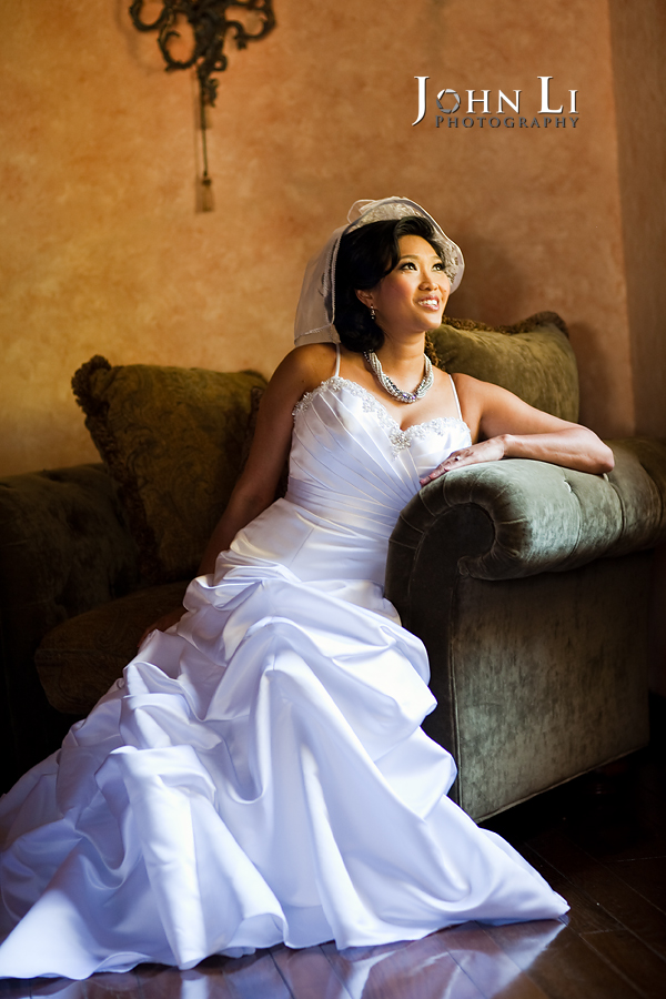 bridal portairt in vista de oro