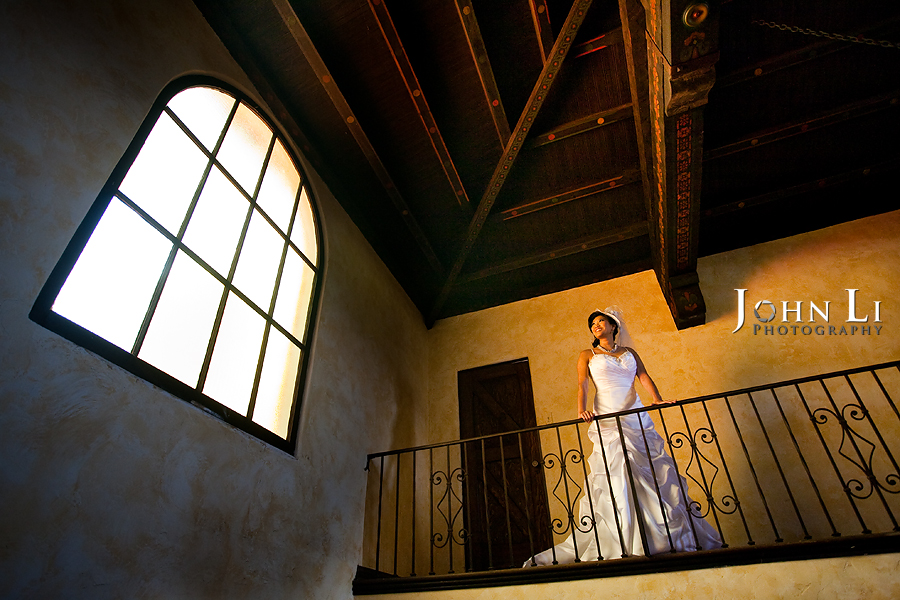 bride portrait in vista de oro wedding photography