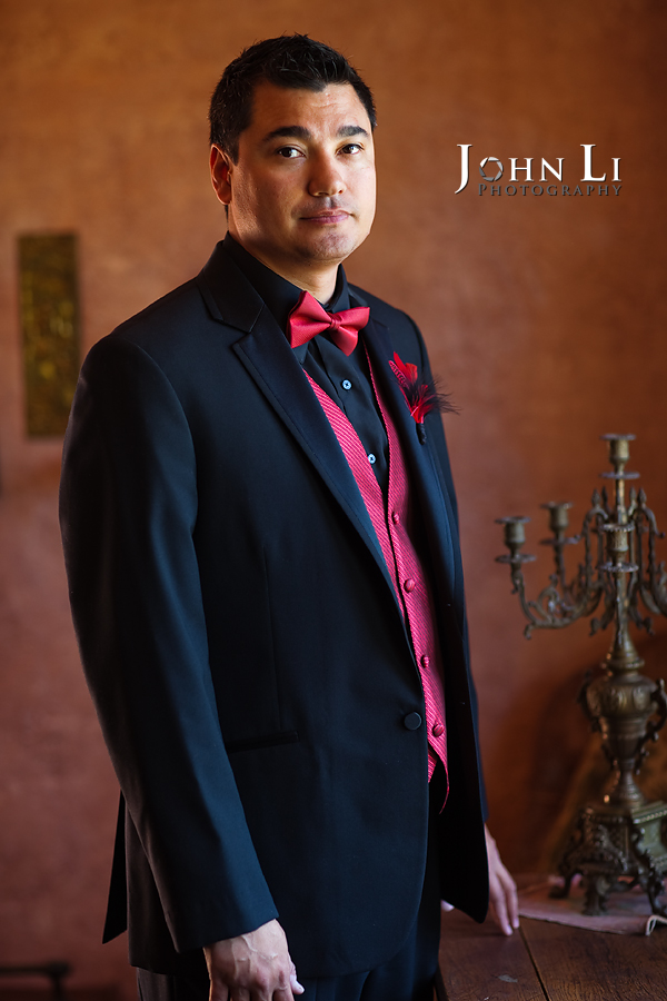 groom in vista de oro wedding
