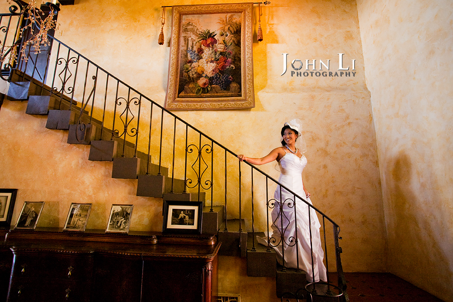 vista de oro wedding bride portrait