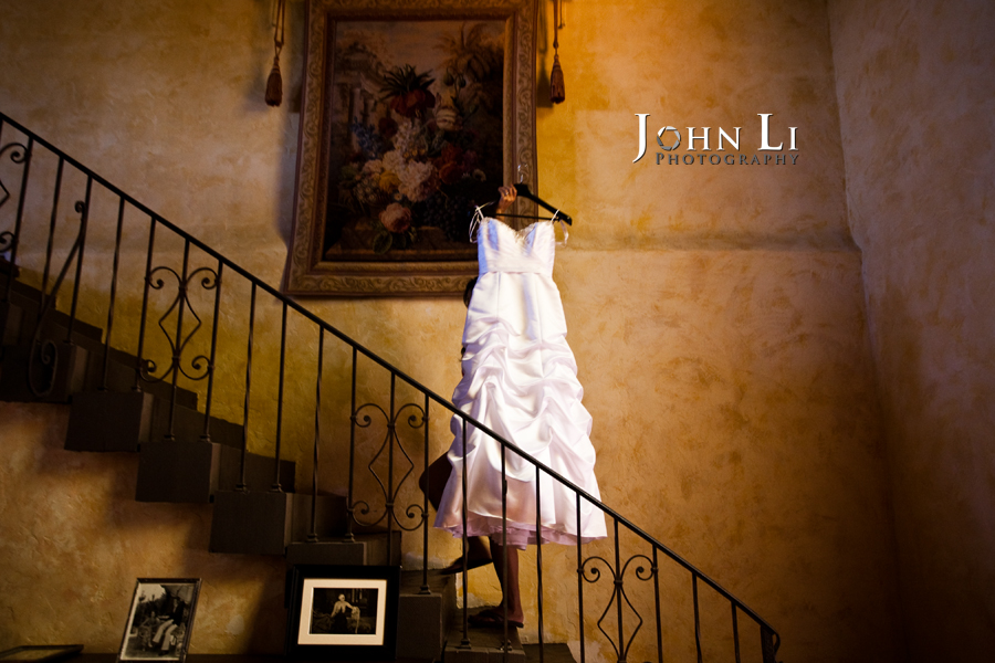 wedding gowns with bride in vista de oro