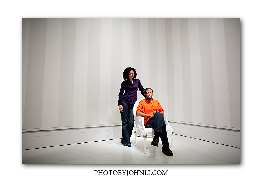 Los Angeles engagement photography engagement in Getty Center