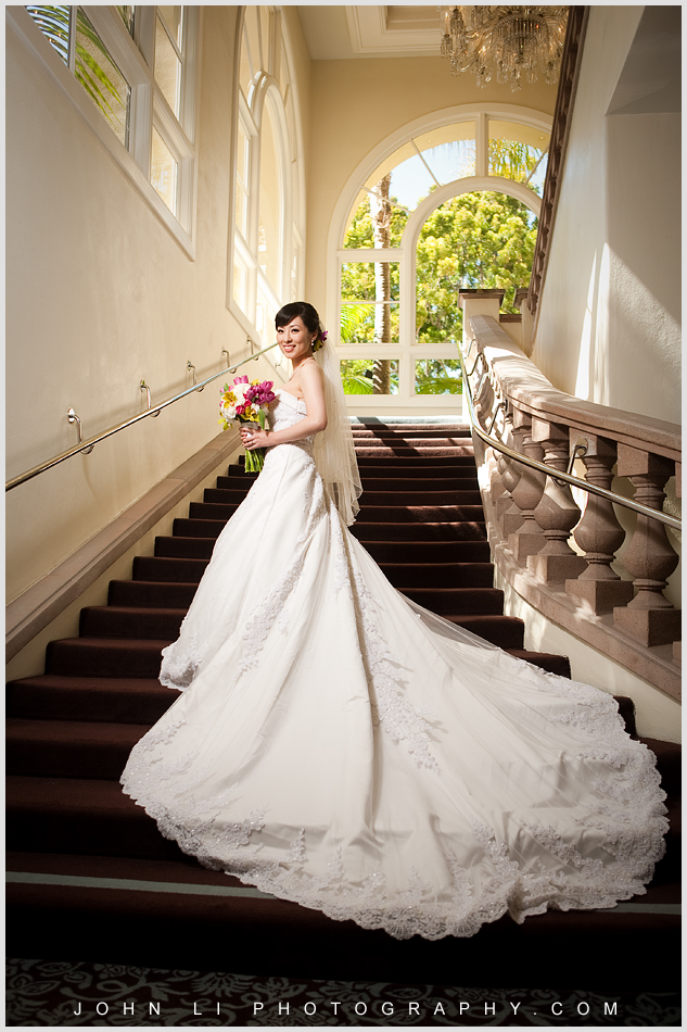 This is the "must go" photo location in Ritz Carlton Hotel wedding