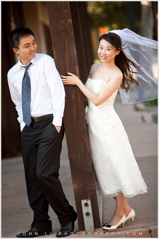 engagement session in Down town San Dimas