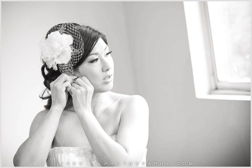 Asian wedding bride getting ready