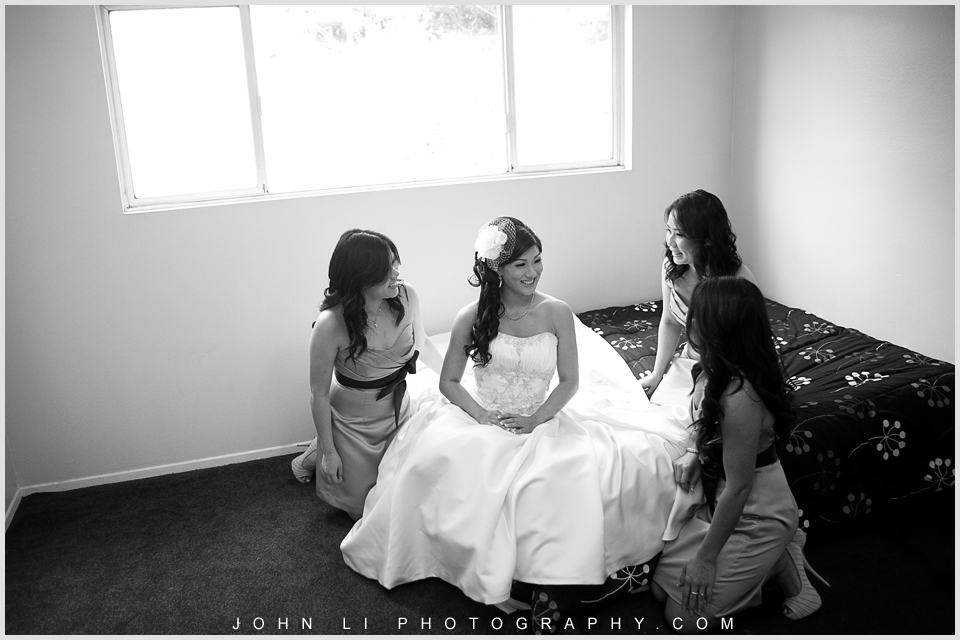 Los angeles wedding photography bridal group