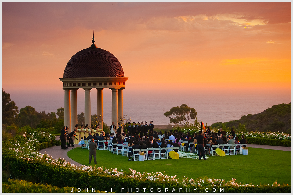 Pelican Hill wedding ceremony locaiotn