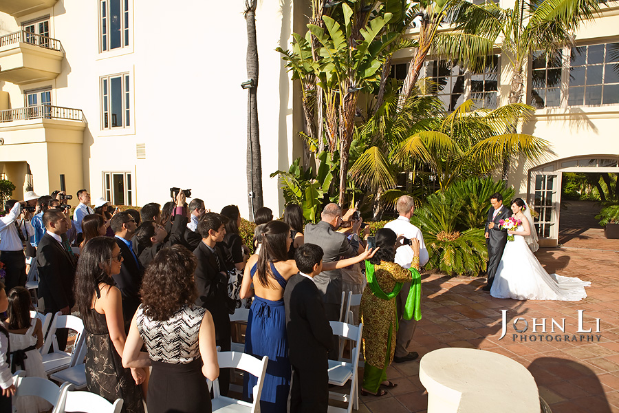Ritz Carlton Hotel wedding ceremony photos