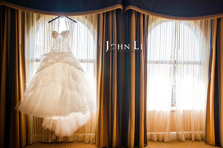 01 wedding dress in Langham hotel
