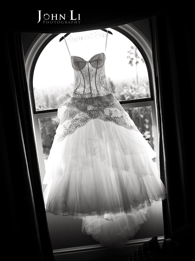 02 wedding gown in Langham pasadena