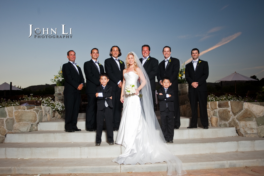Limoneira Ranch Wedding bridal party after ceremony