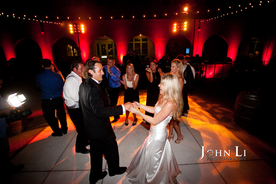 Limoneira Ranch Wedding bride and groom first dance