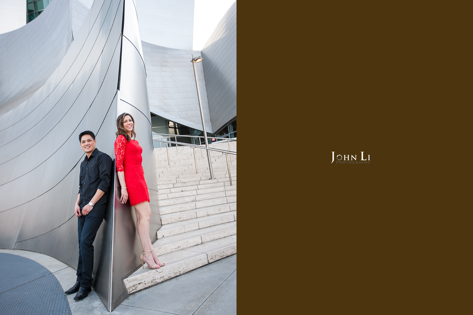 Downtown Los angeles Engagement in Walt Disney Concert Hall