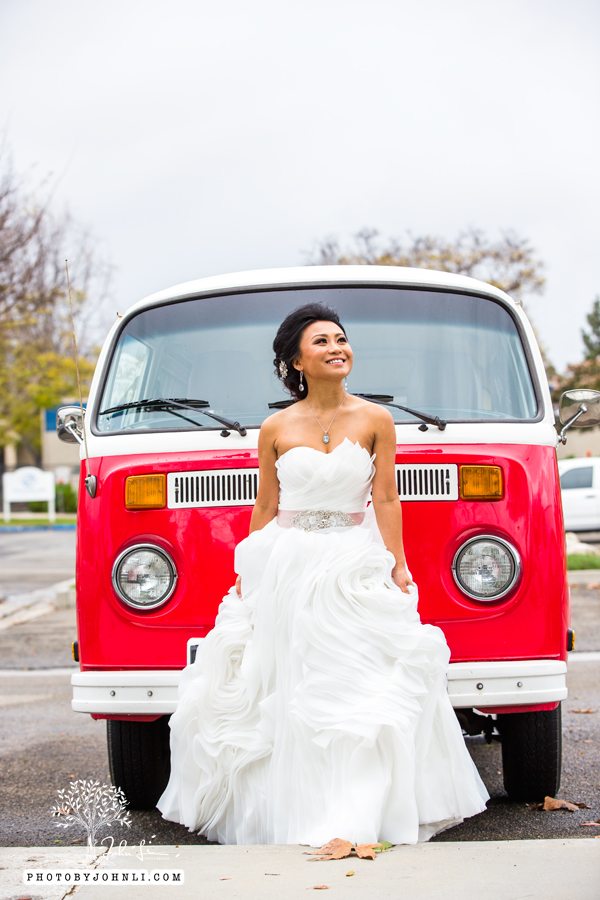 021 Orange County Wedding Photography  with vw van