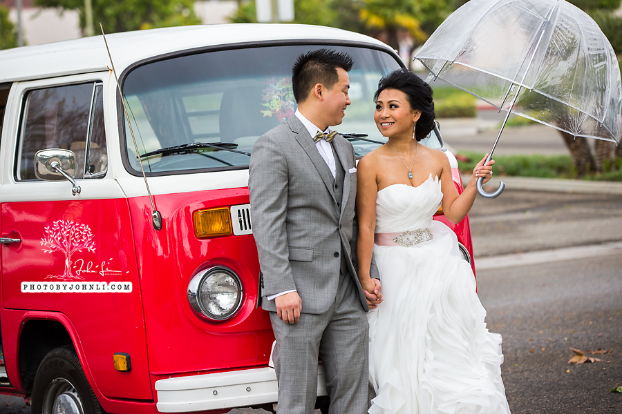 027 Orange County Wedding Photography  with vw van