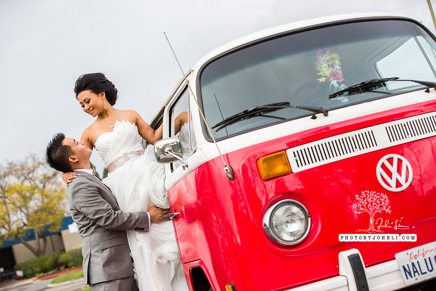 028 Orange County Wedding Photography  with vw van